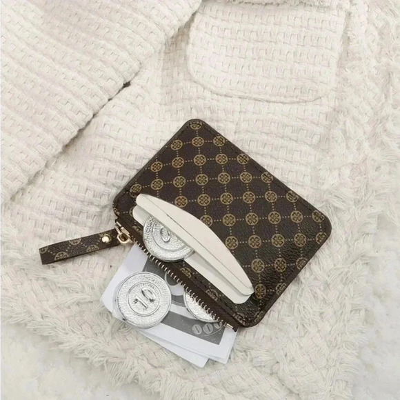 ⚠️Clearance Coffee Brown Small & Slim Cardholder / Wallet - Picture 3 of 4